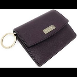 Kate Spade New York Laurel Way Petty Coin Purse in Mahogany.